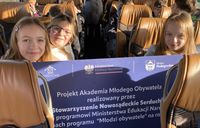 Wycieczka do Warszawy w ramach projektu Akademia Młodego Obywatela