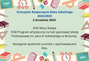 Inauguracja Roku Szkolnego 2024-2025